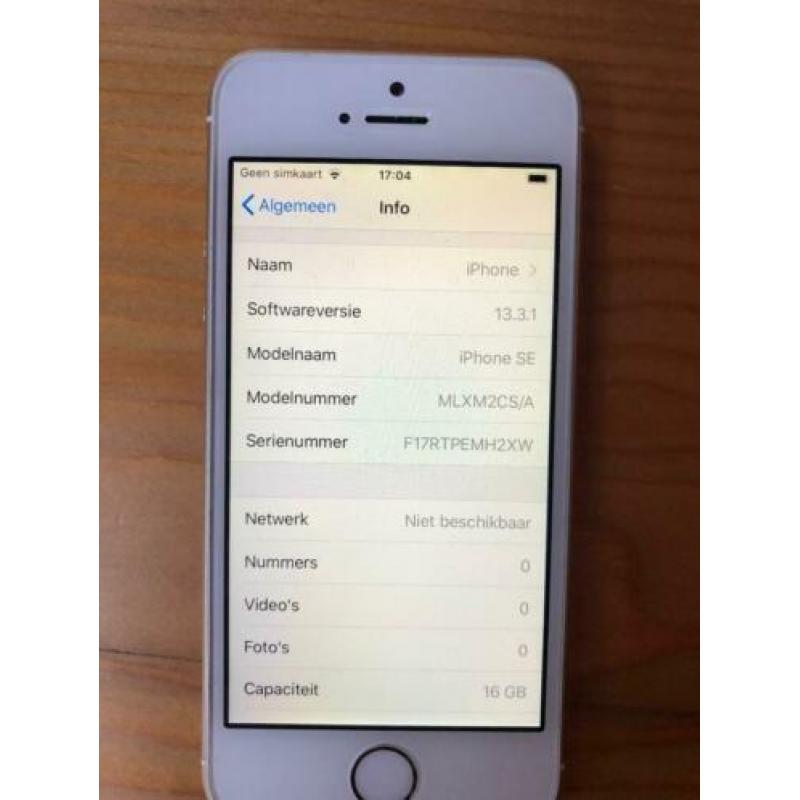 iphone 5SE rosé16 GB / versie 6, nette telefoon geen schade