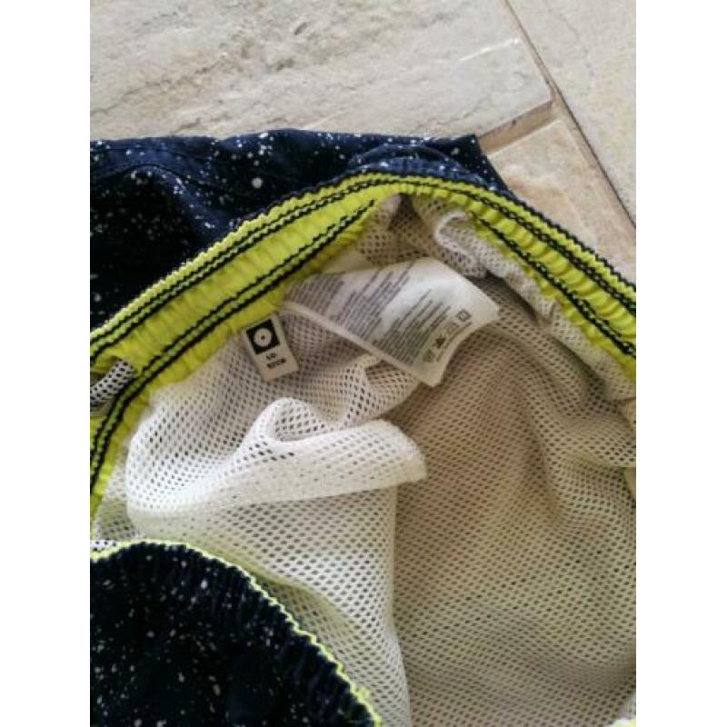 Tumble n dry zwembroek low maat 92 splash donkerblauw wit