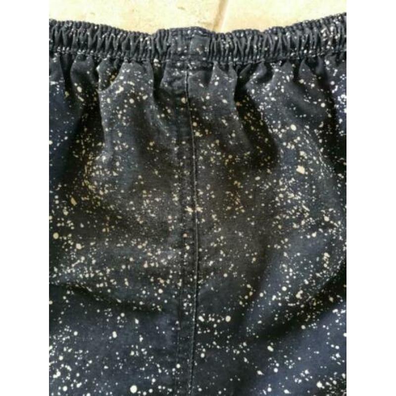 Tumble n dry zwembroek low maat 92 splash donkerblauw wit