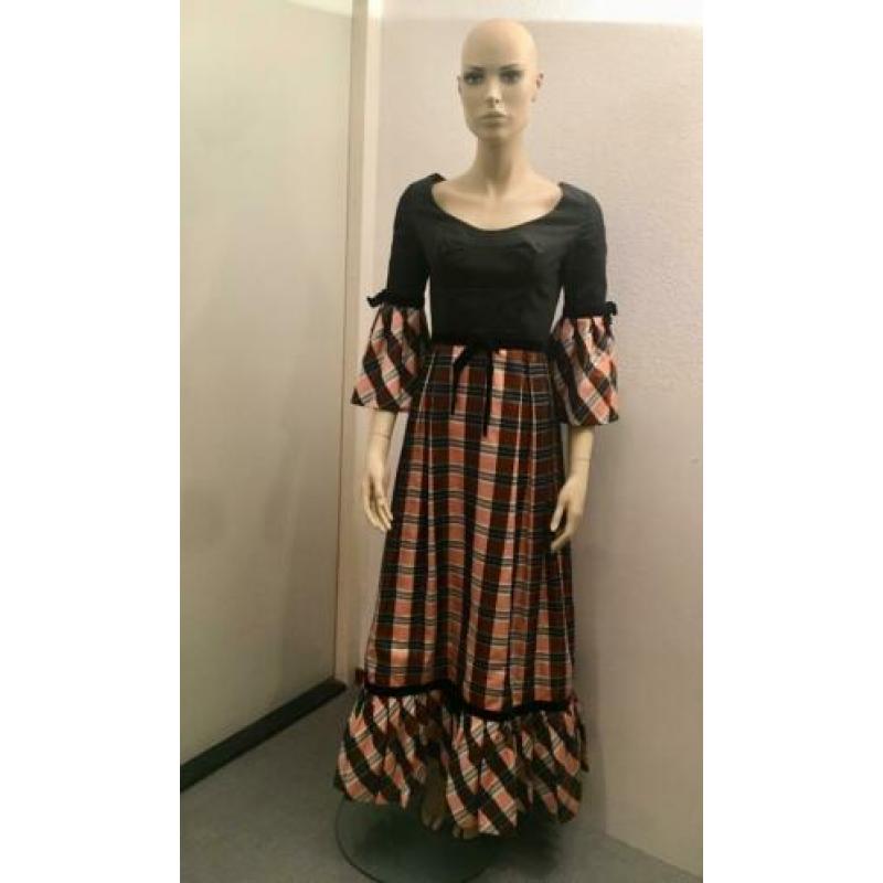 Vintage theater carnaval jurk Roter Couture London maat XS