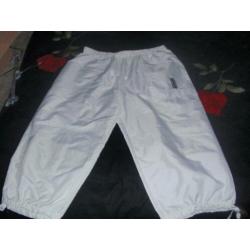 Maat m - sport - witte 3/4 broek