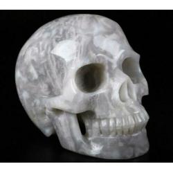 Agaat Schedel Kristal Quartz Kwarts Beeld 2.5 KG Doodshoofd
