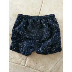 Tumble n dry zwembroek low maat 92 splash donkerblauw wit