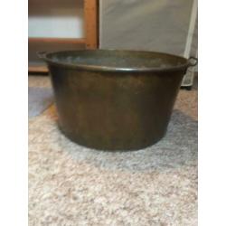 Antieke Koperen Ketel ( 60cm x 34cm )