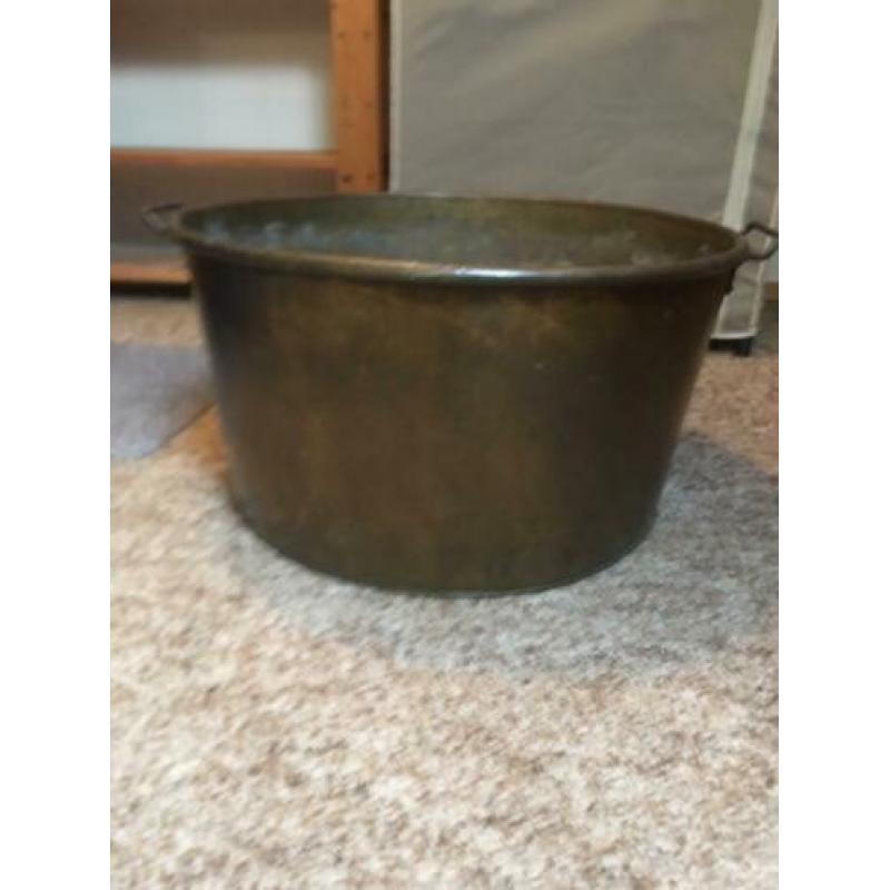Antieke Koperen Ketel ( 60cm x 34cm )
