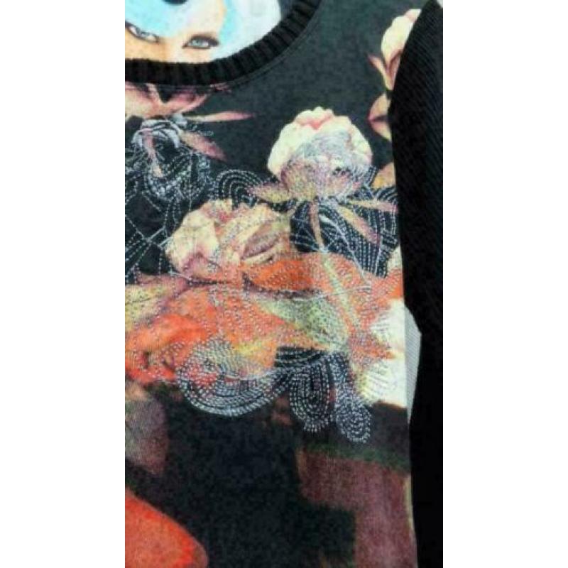 DESIGUAL prachtige kleurijke top mt S