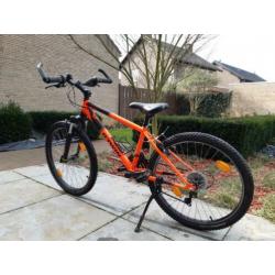 Zeer mooie Btwin Rockrider 24" mountainbike jongensfiets