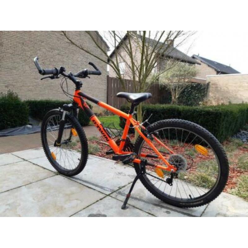 Zeer mooie Btwin Rockrider 24" mountainbike jongensfiets