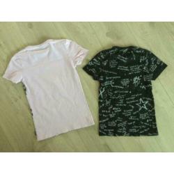 Twee t-shirts, beide Coolcat maat 146/152