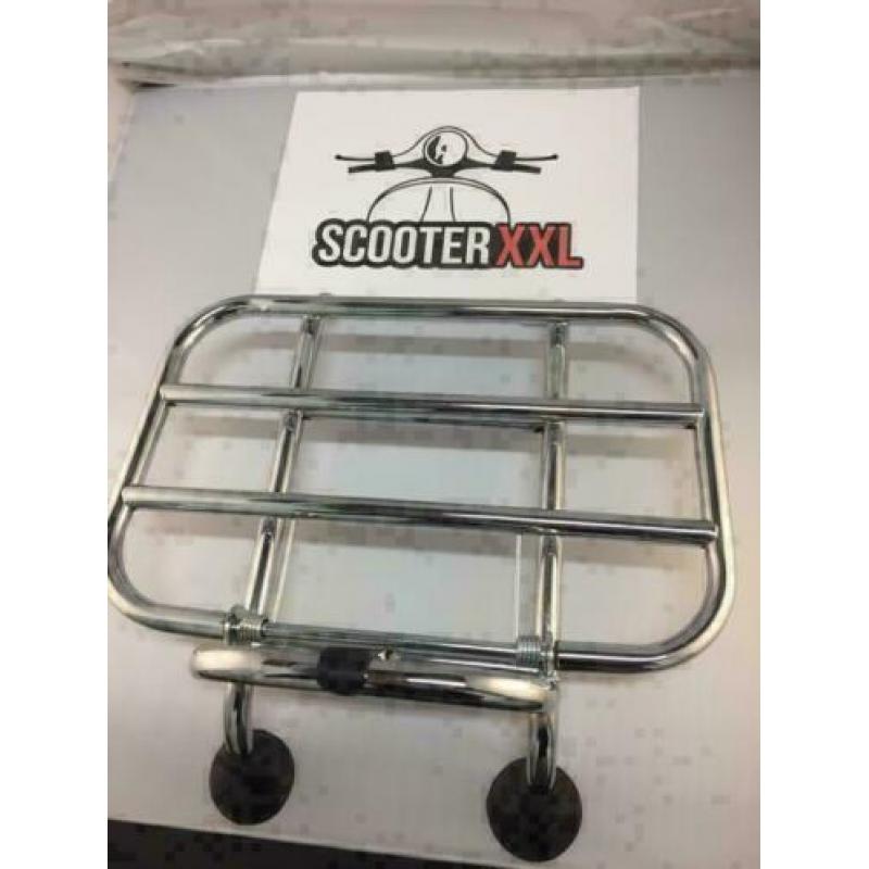 Vespa S LX LXV Chrome beugelset COMPLEET Origineel model