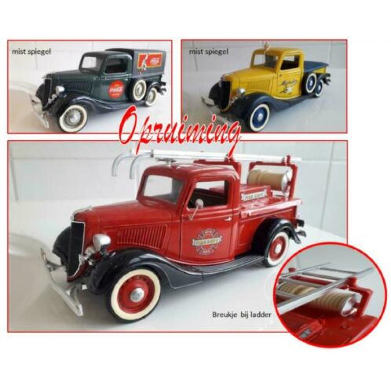 3 maal Solido Ford V8 Pick Up.... opruiming
