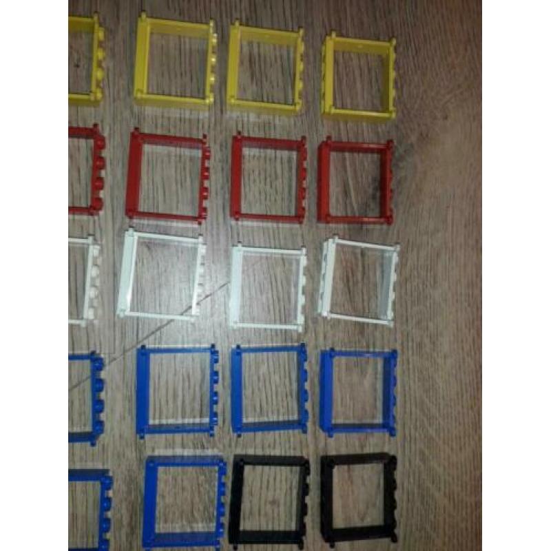 lego partij ramen raam kozijnen diverse kleuren.