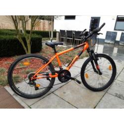 Zeer mooie Btwin Rockrider 24" mountainbike jongensfiets
