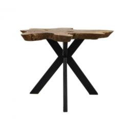 BOOMSTAMTAFEL teak boomstam schijf SALONTAFEL.