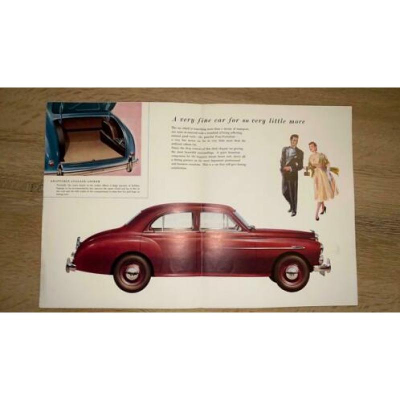 Folder Wolseley 4/44 four fourtyfour (1954)