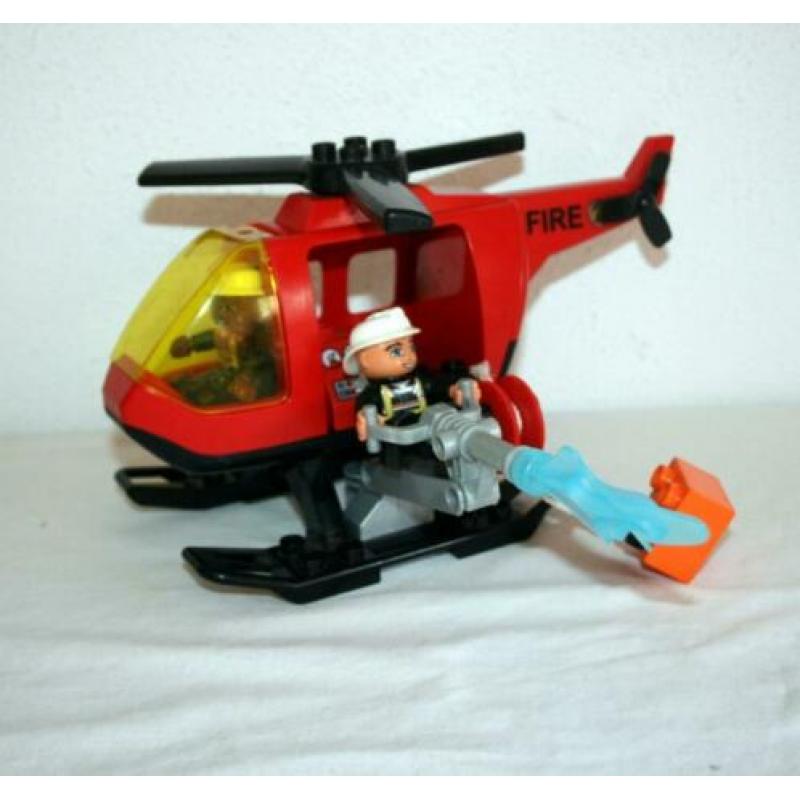 Duplo Brandweer helikopter 4967 compleet brandweerhelicopter