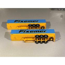 Herpa 2x tautliner Fixemer 1/87