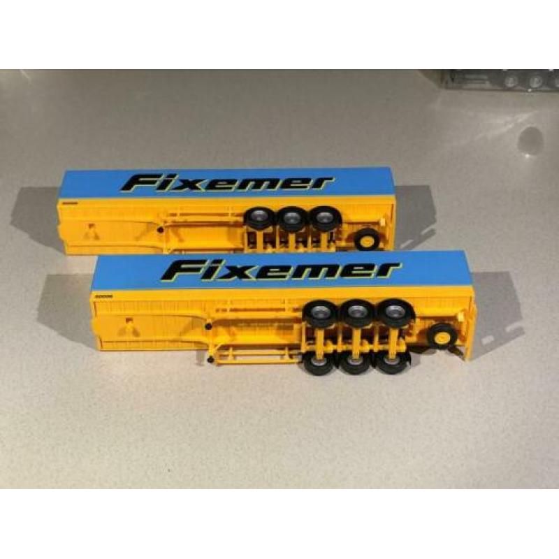 Herpa 2x tautliner Fixemer 1/87