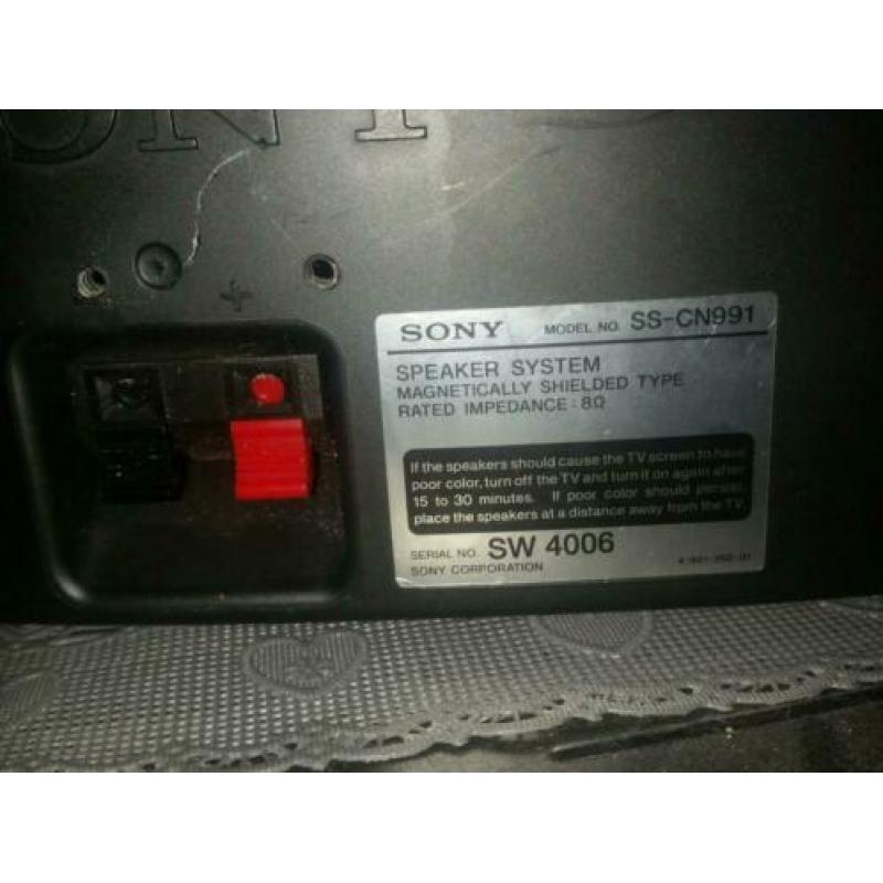 Sony speaker model SS-CN991