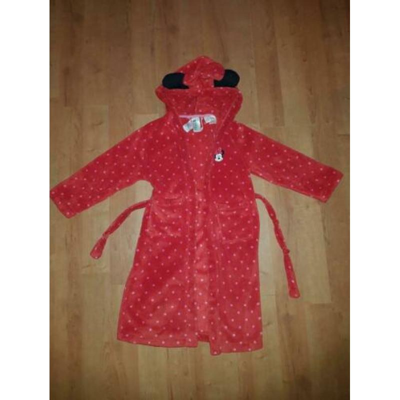 H&M Minnie Mouse badjas + pantoffels