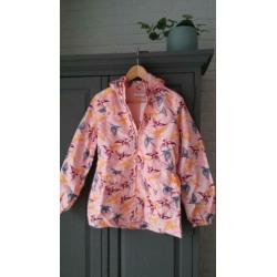 nieuwe Name it zomerjas maat 158 zacht roze met vogels
