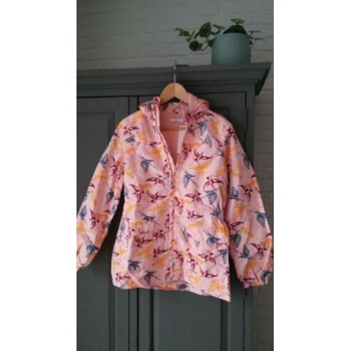 nieuwe Name it zomerjas maat 158 zacht roze met vogels