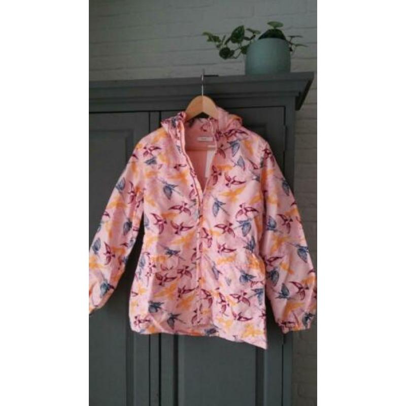 nieuwe Name it zomerjas maat 158 zacht roze met vogels