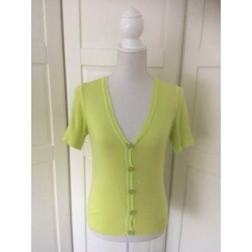 JBC lime geel groen vestje, maat XS (valt als S)