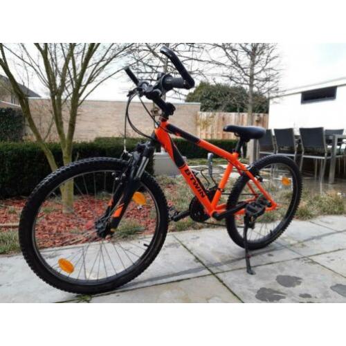 Zeer mooie Btwin Rockrider 24" mountainbike jongensfiets