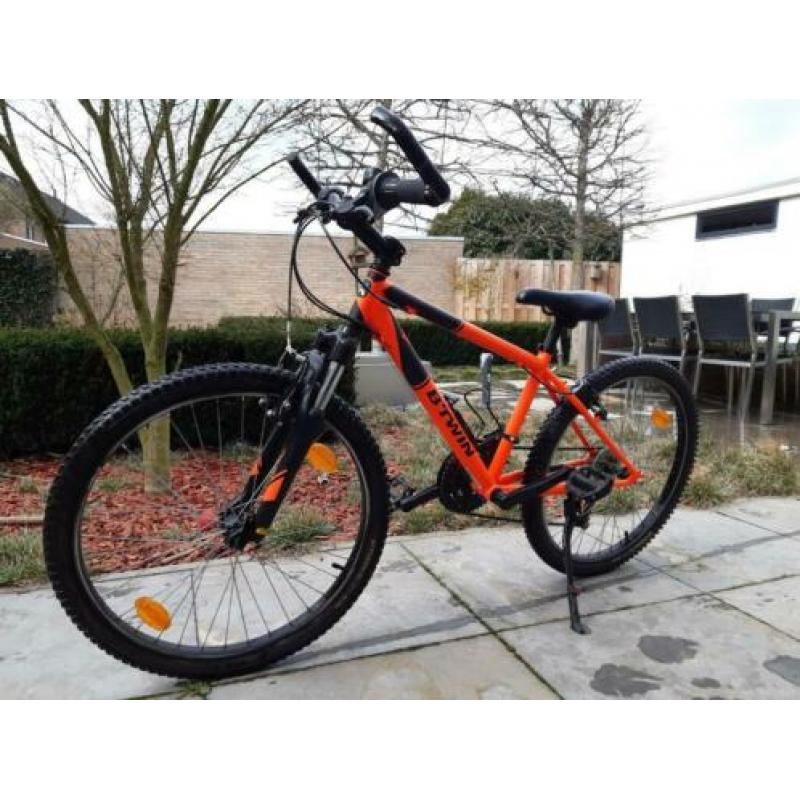 Zeer mooie Btwin Rockrider 24" mountainbike jongensfiets