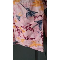 nieuwe Name it zomerjas maat 158 zacht roze met vogels