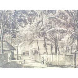 Padang prent schilderij 87036
