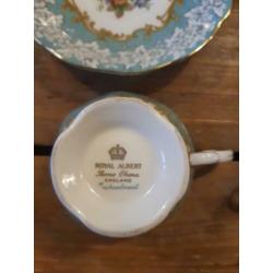 Te koop: kop en schotel Royal Albert Bone China Engeland. Ec