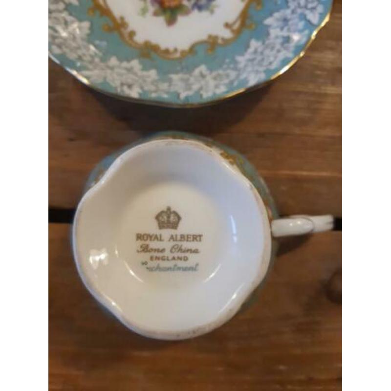 Te koop: kop en schotel Royal Albert Bone China Engeland. Ec