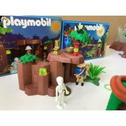 Playmobil Jungle met skelet en archeoloog 3017