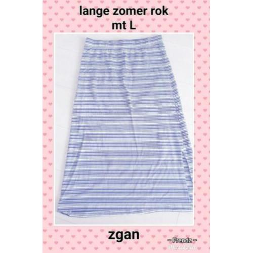 Lange zomer rok L zgan