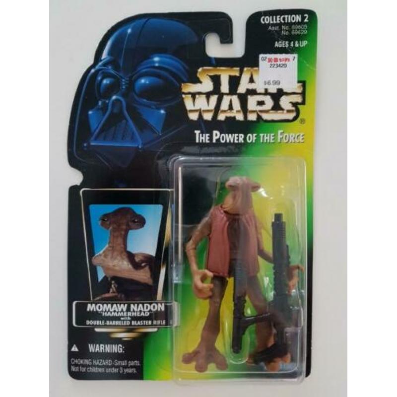 -45% Star Wars POTF Green Photo Momaw Nadon - Hammerhead