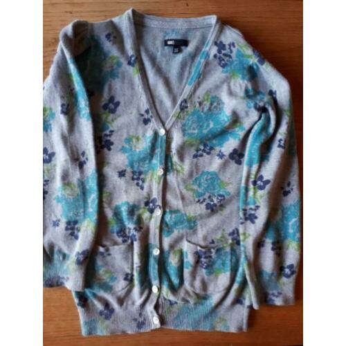WE vest met bloemen print, maat 122/128