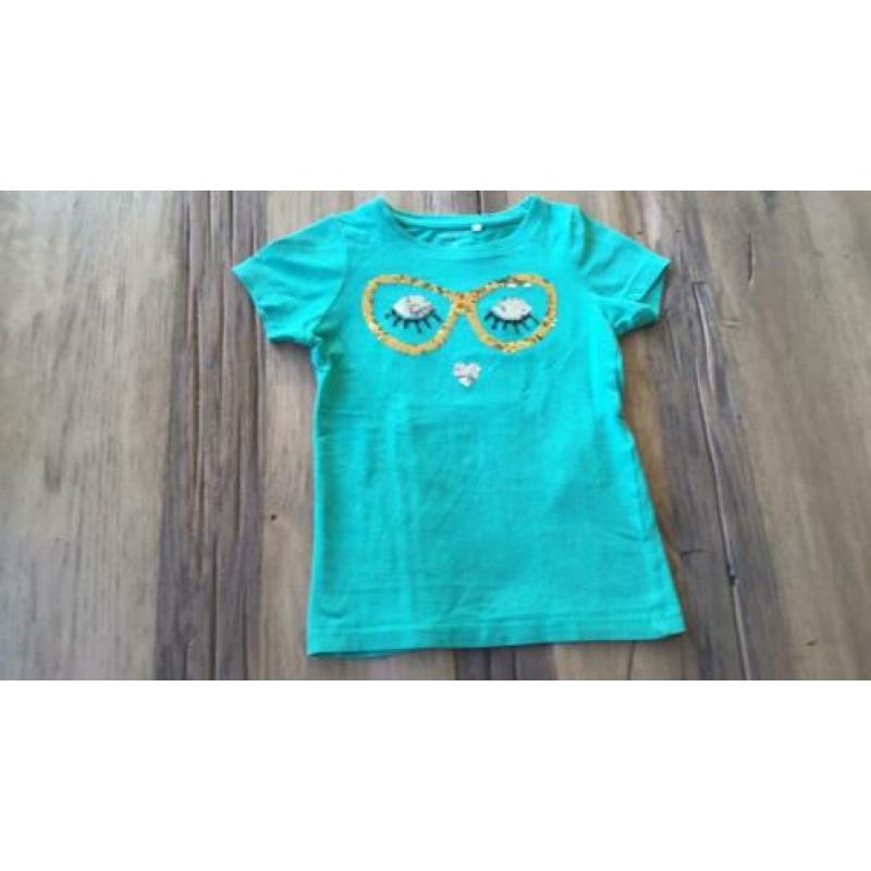 Name it shirt met omkeer pailletten 110