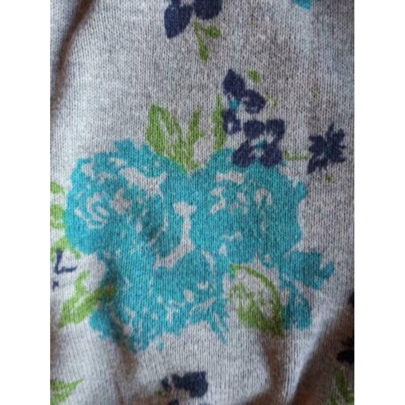WE vest met bloemen print, maat 122/128