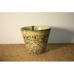 berkenbast bloempot chamot chamotte vintage midcentury
