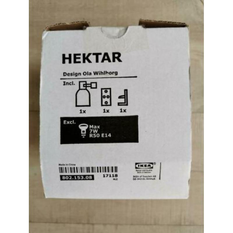 Ikea Hectar wandlampje