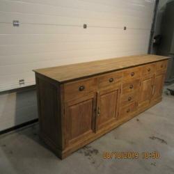 groot teakhouten dressoir > 240