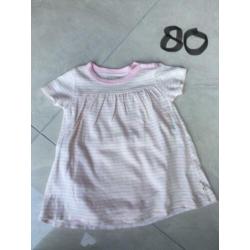 Burts and Bees baby romper jurk 12 maanden/ maat 80