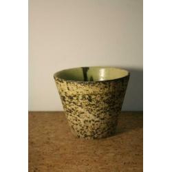 berkenbast bloempot chamot chamotte vintage midcentury
