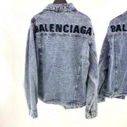 Balenciaga denimjack logo