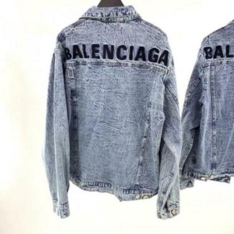 Balenciaga denimjack logo