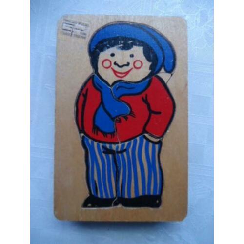 Oude puzzel Pa-Ma -Kind.