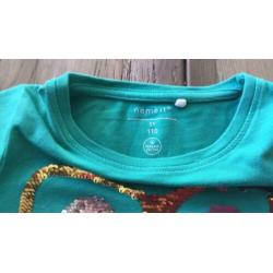 Name it shirt met omkeer pailletten 110