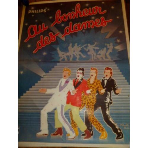 Vintage Philips Poster jaren 80 Frans